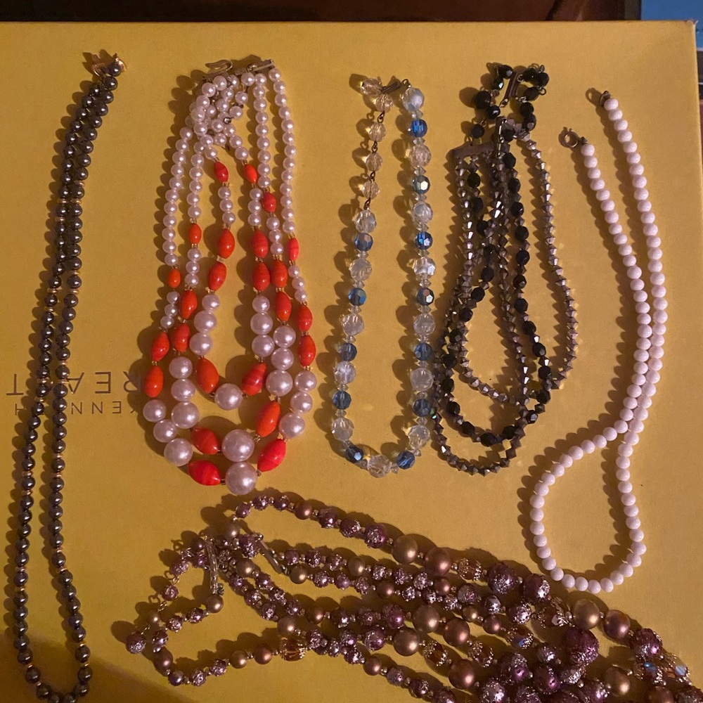 Lot of 24 pieces of. Vintage costume jewelry - Picture 4 of 7